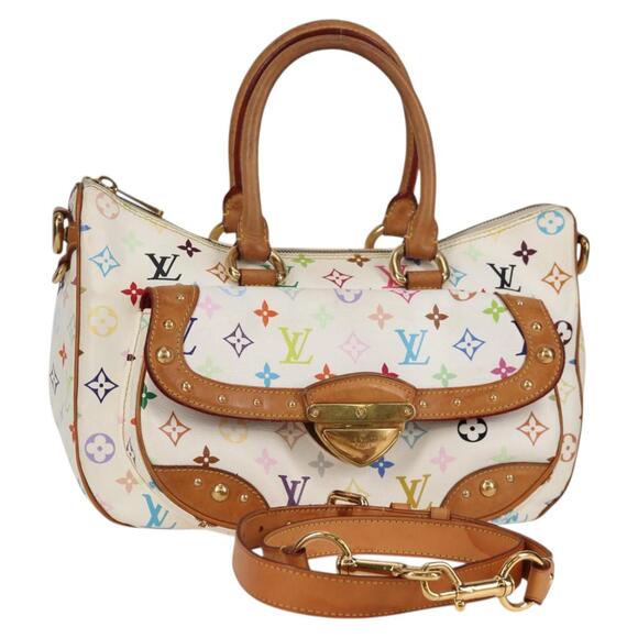 LOUIS VUITTON Monogram Multicolor Rita Bag White M40125 - Picture 1 of 16